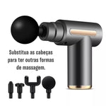 Pistola de Massagem, Pistola de Massagem Elétrica, Massageador Elétrico Portátil, Massageador Inteligente, Pistola Massageadora, Massageador Elétrico Corporal, Mini Pistola de Massagem