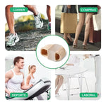 Separador de Dedos em Silicone Gel Premium - Corretor e Protetor de Joanete Ajustável (Par)