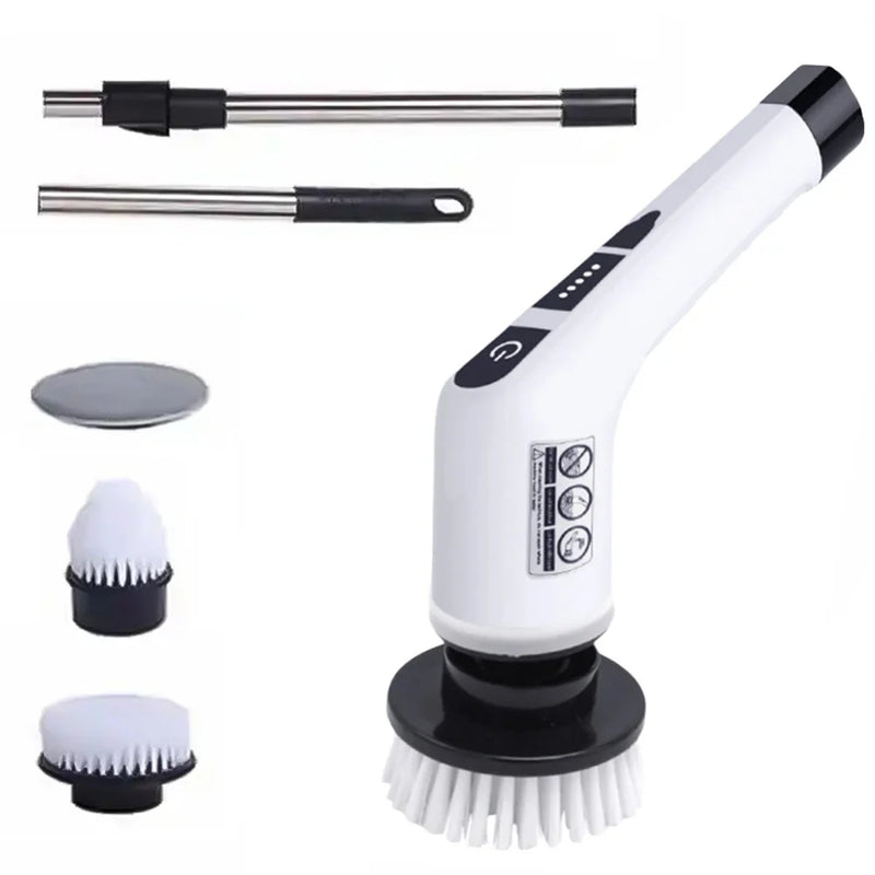 Escova elétrica sem fio 9 em 1 para limpeza pesada