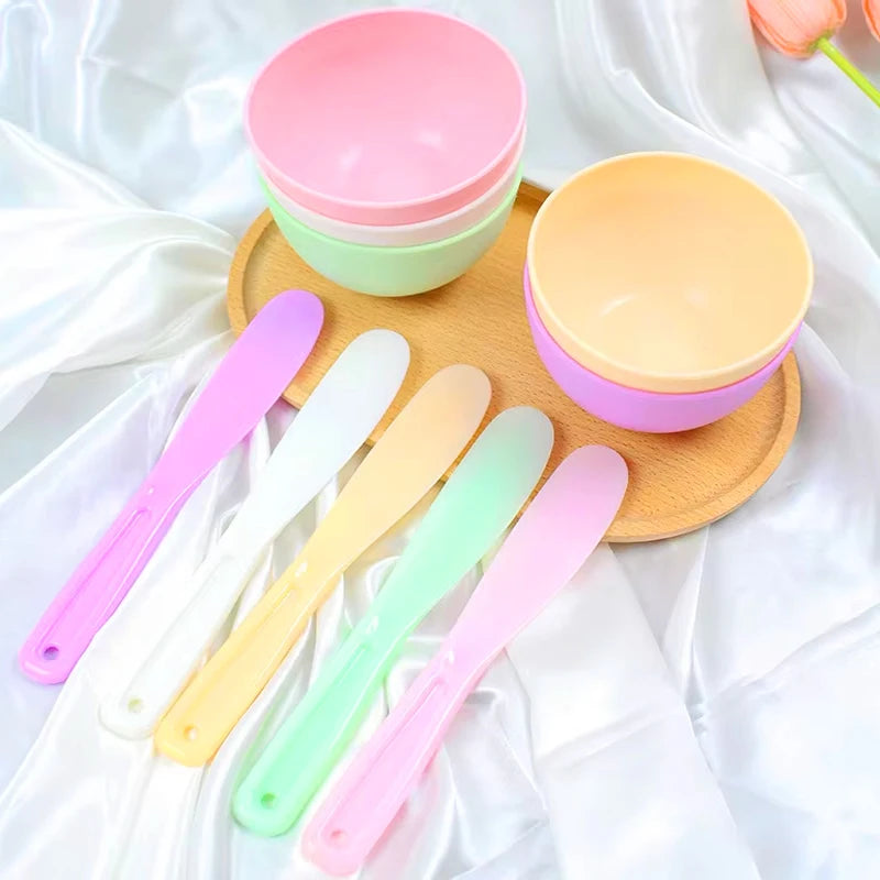 Conjunto de tigelas para máscara facial de silicone