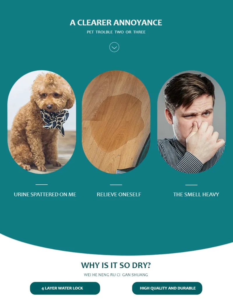 Tapete higiênico reutilizável para cachorro