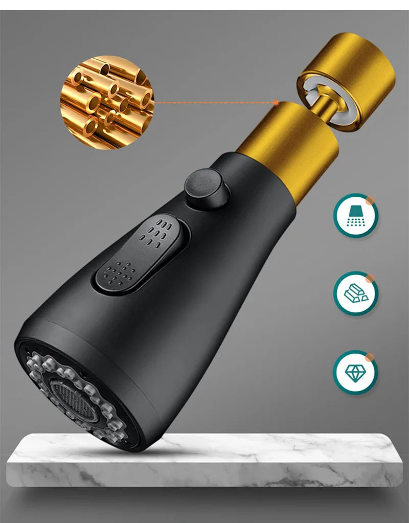 Extensor de torneira de cozinha 3 em 1