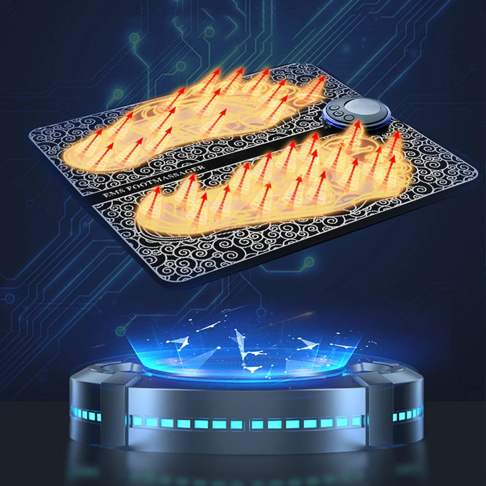 Tapete de massagem elétrica para os pés