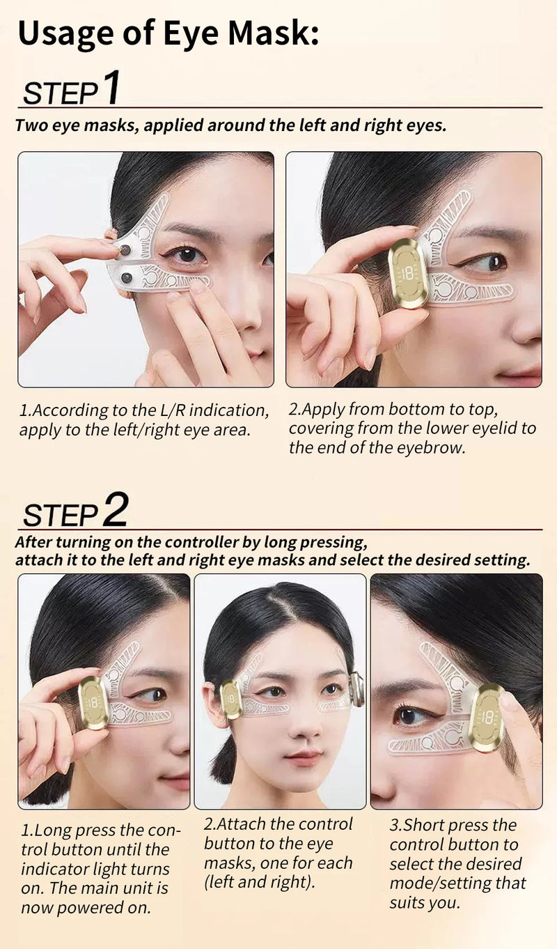 Equipamento de massagem ocular