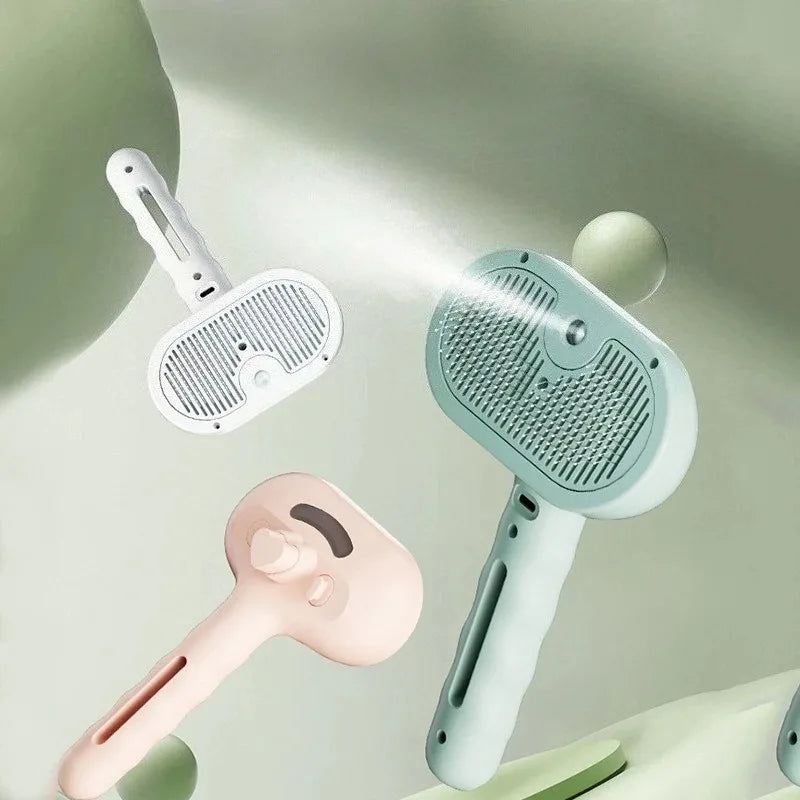 Escova de massagem a vapor para animais