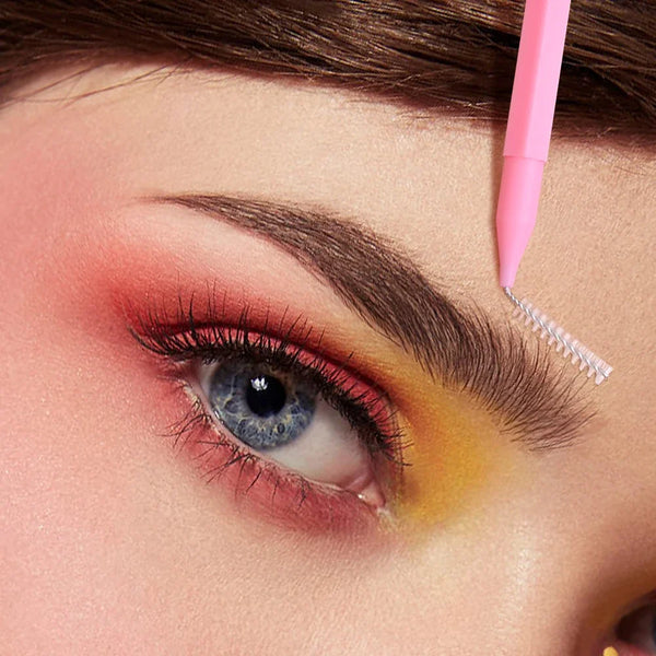 10 peças/saco regular mini escova de sobrancelha