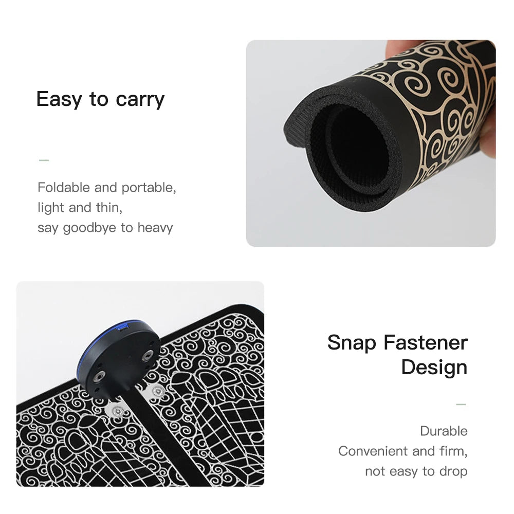 Tapete de massagem elétrica para os pés